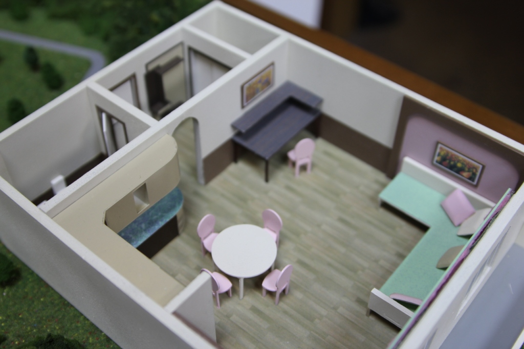 Макеты интерьера типовых квартир в проекте "Яхонты"